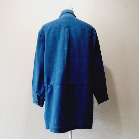 Lauren Ralph Lauren Linen Utility Tunic Jacket - Picture 4 of 14